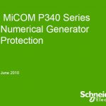 MiCOM P340 Series Numerical Generator Protection