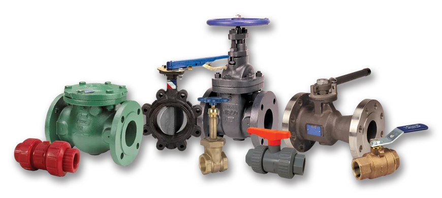 All types of valves